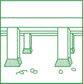 床下木部及び土壌
