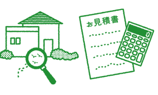 無料調査&お見積り、明朗会計