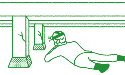 被害箇所の修繕も当社にお任せ